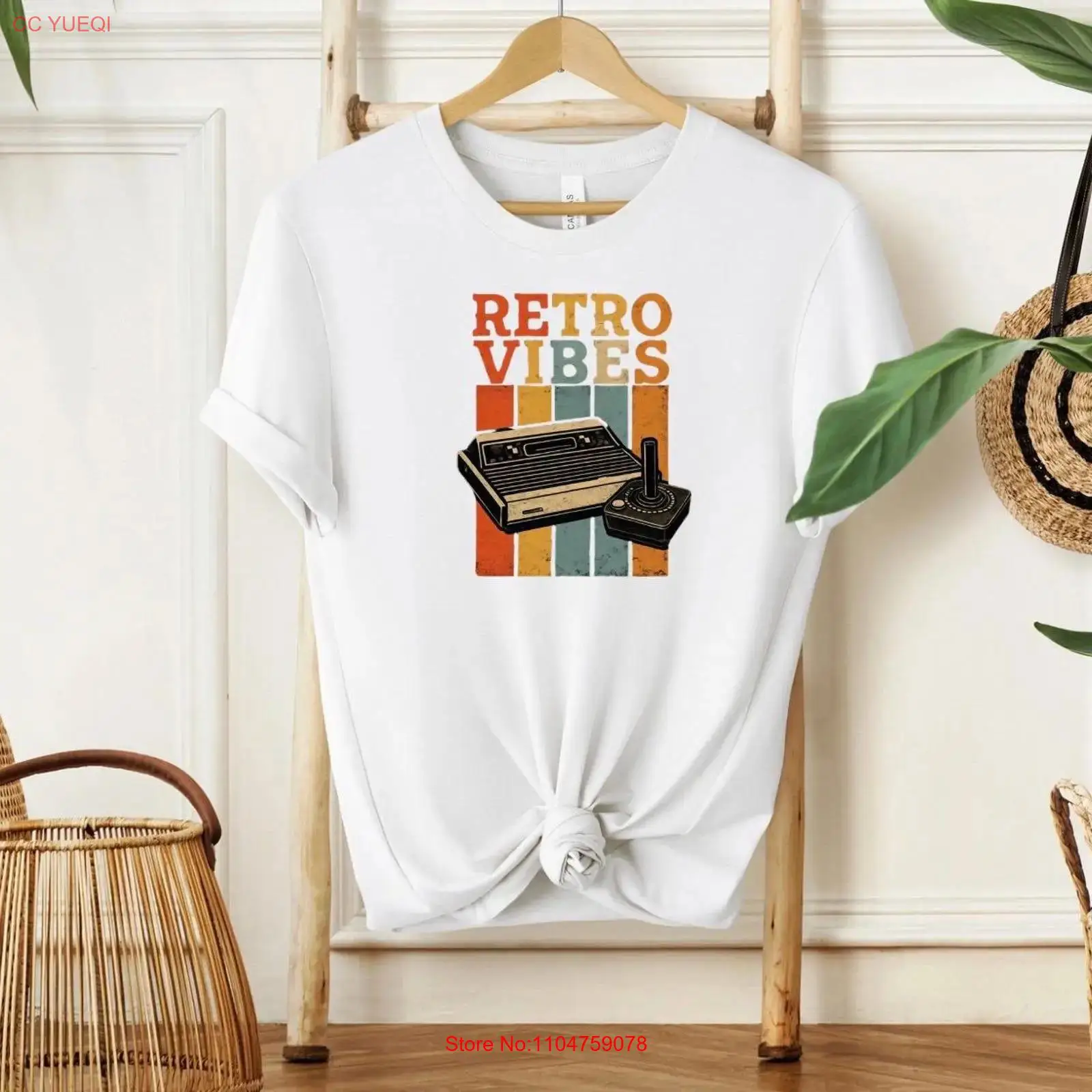 Retro Gaming Vibe - Camiseta Retrô de Jogos Perfeita para
