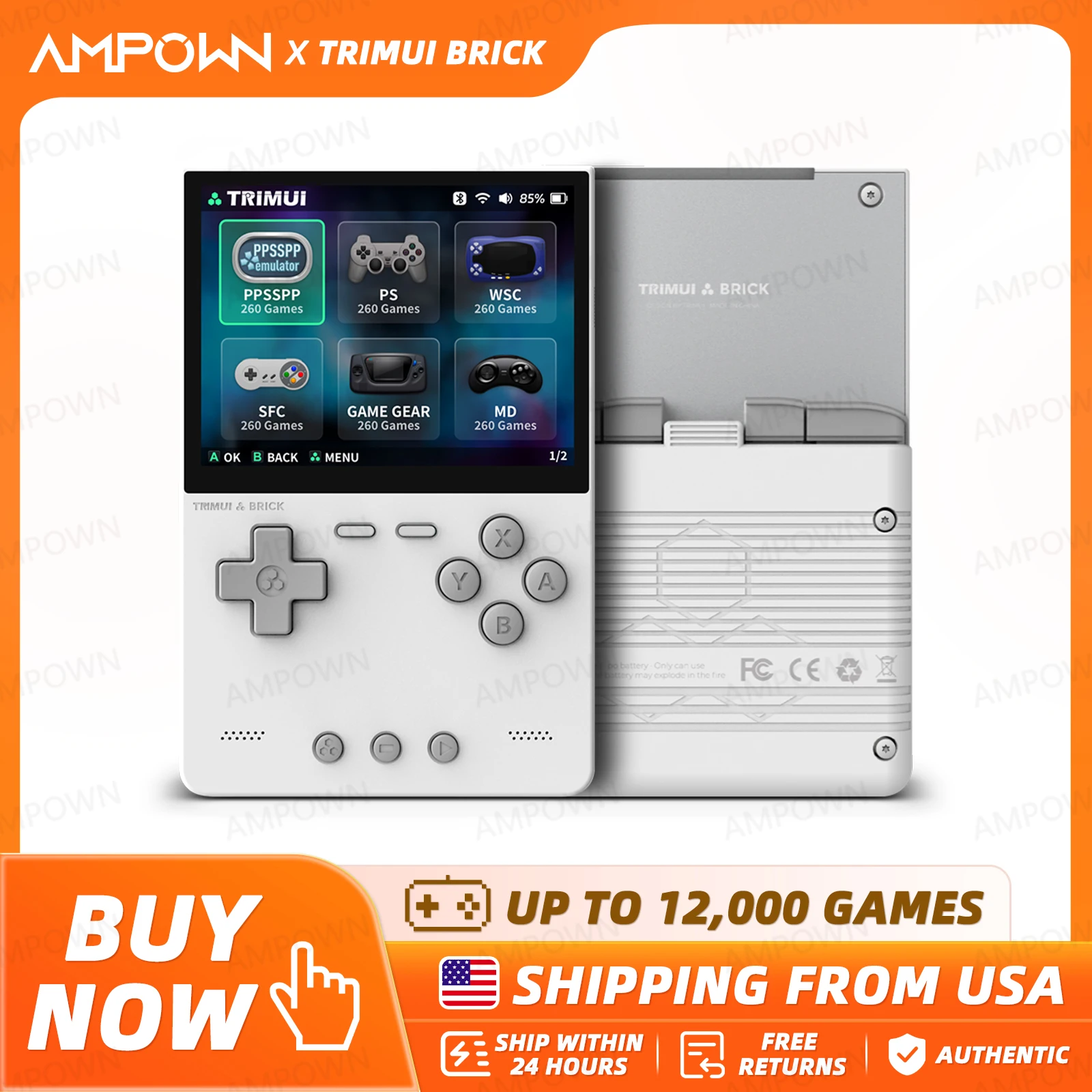 Retro Gaming Images - Trimui tijolo console de jogos portátil