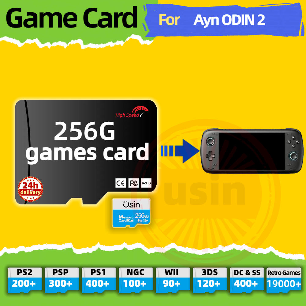 Retro Gaming Download - Cartão de jogo para ayn odin