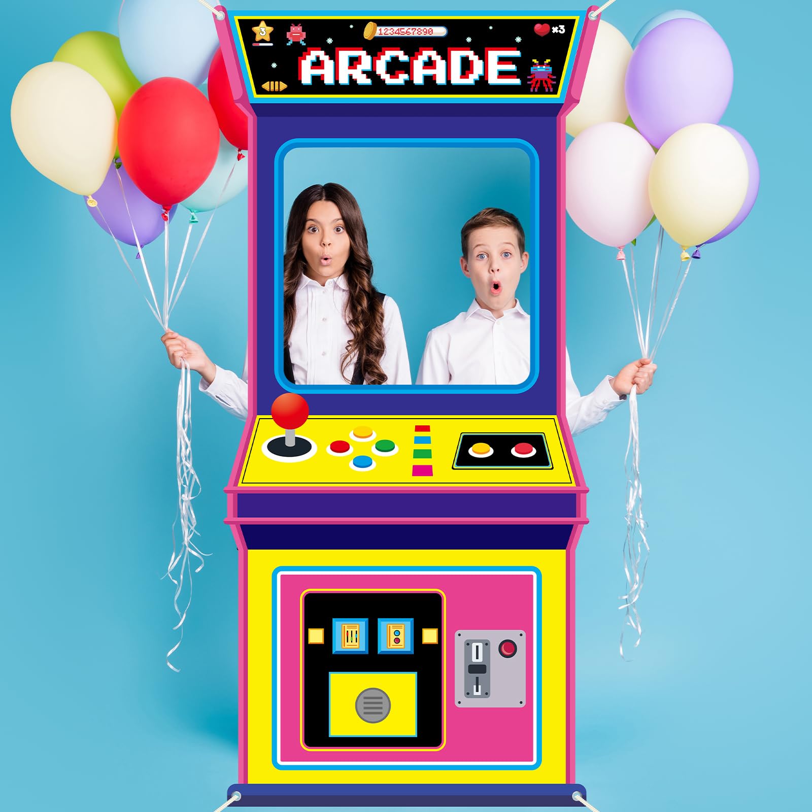 Fundo Fotográfico de Tecido co - Retro Gaming Videos avaliação e preço