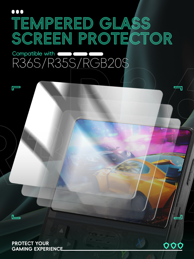 DATA FROG R36S Protetor de tel - Retro Gaming Images avaliação e preço