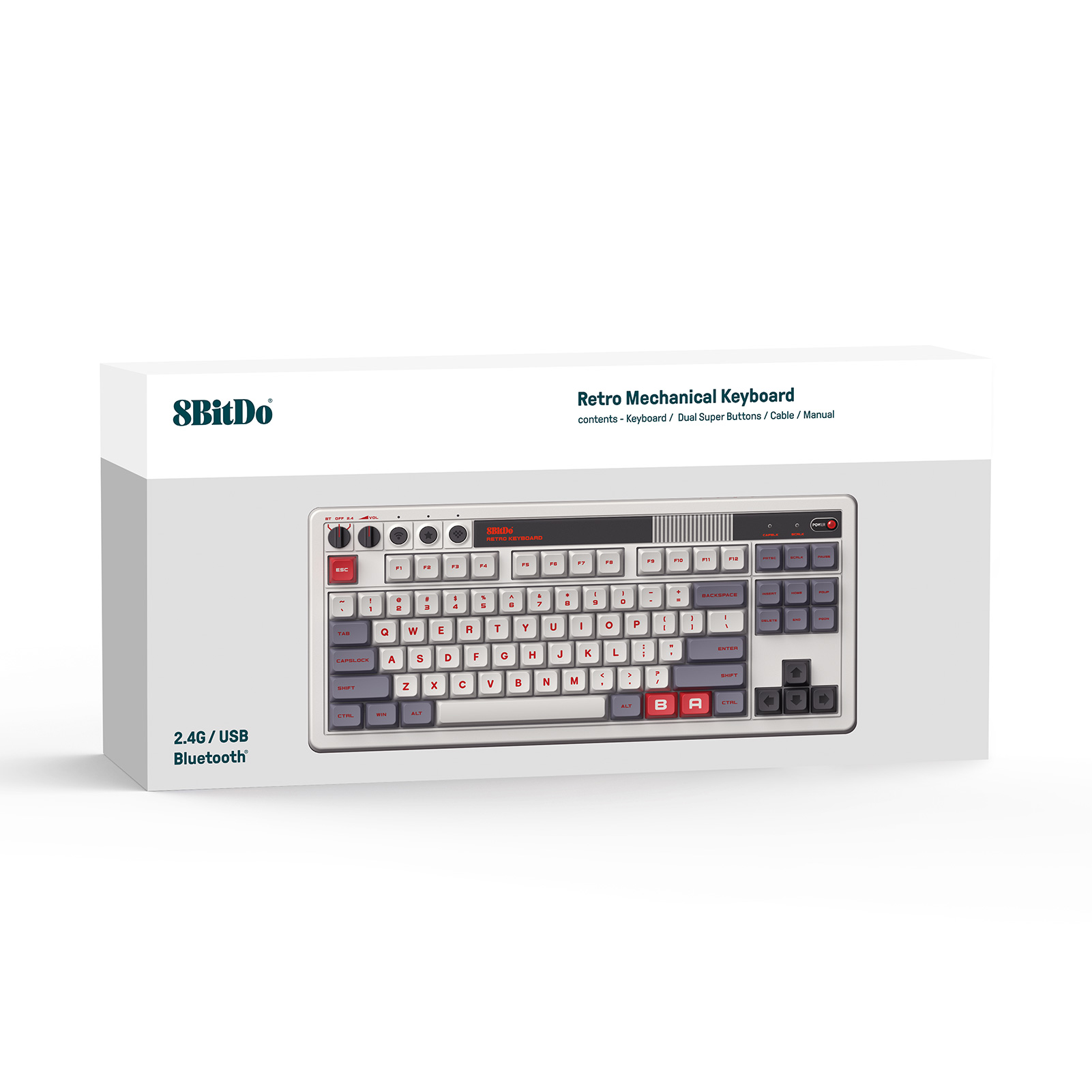 Teclado mecânico retrô 8Bitdo, - Retro Gaming For Windows avaliação e preço
