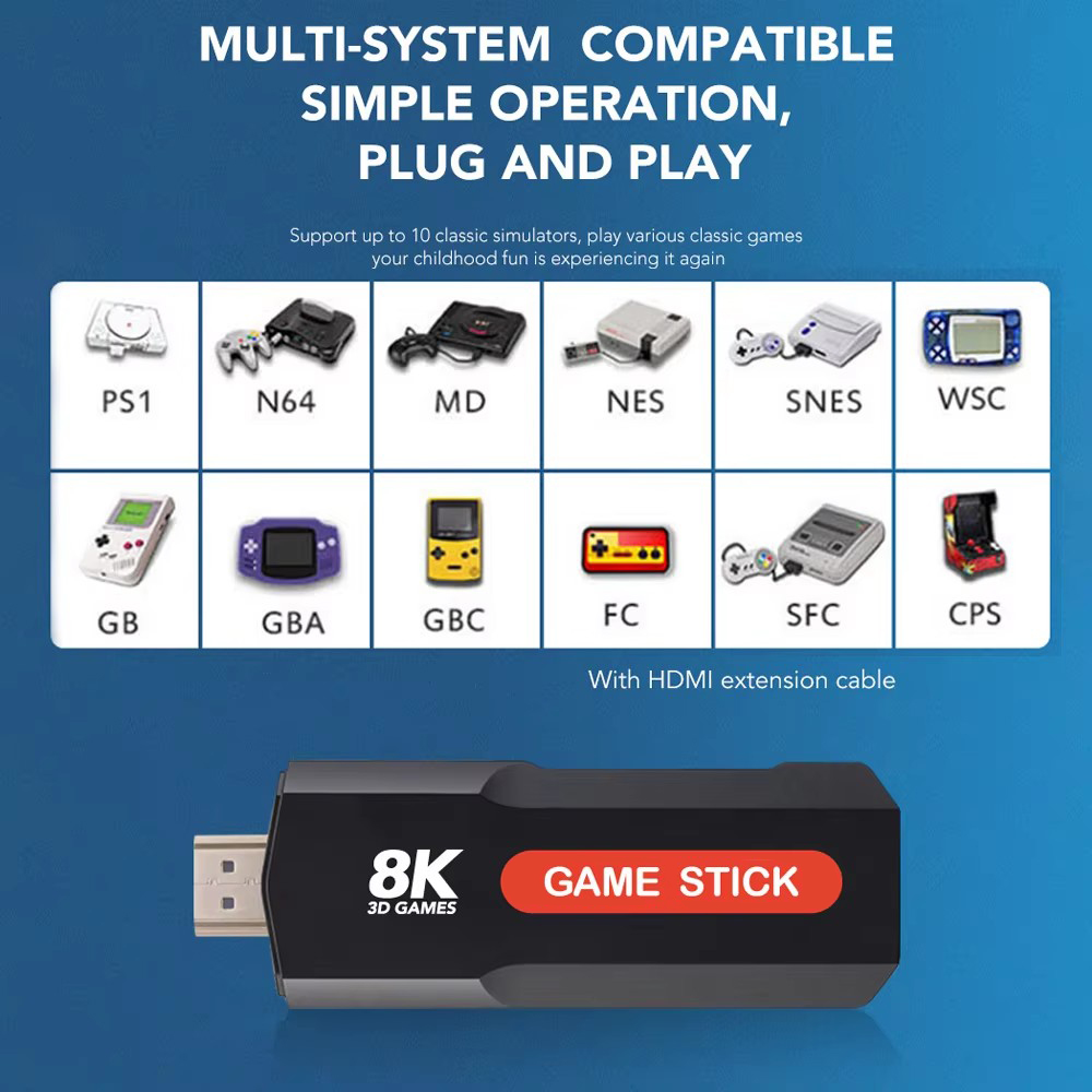 Console de Jogos X2 Game Stick - Retro Gaming Play Zone avaliação e preço
