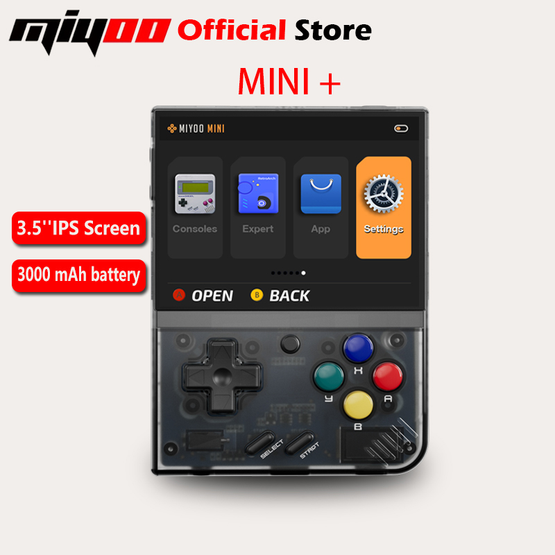 Miyoo mini plus portátil retro - Retro Gaming Images avaliação e preço