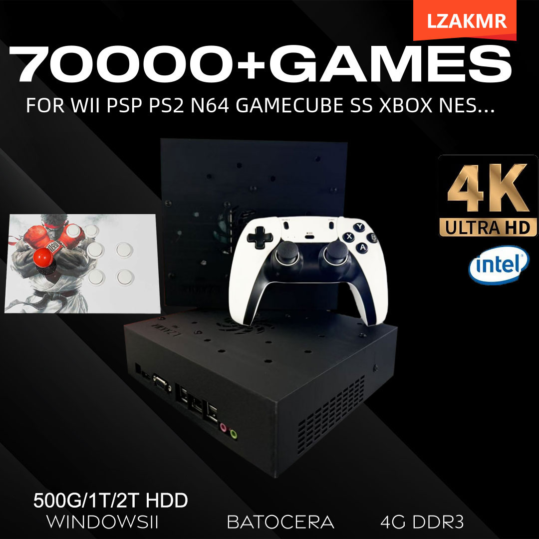 Console de jogos retrô 70000 + - Retro Gaming For Windows avaliação e preço