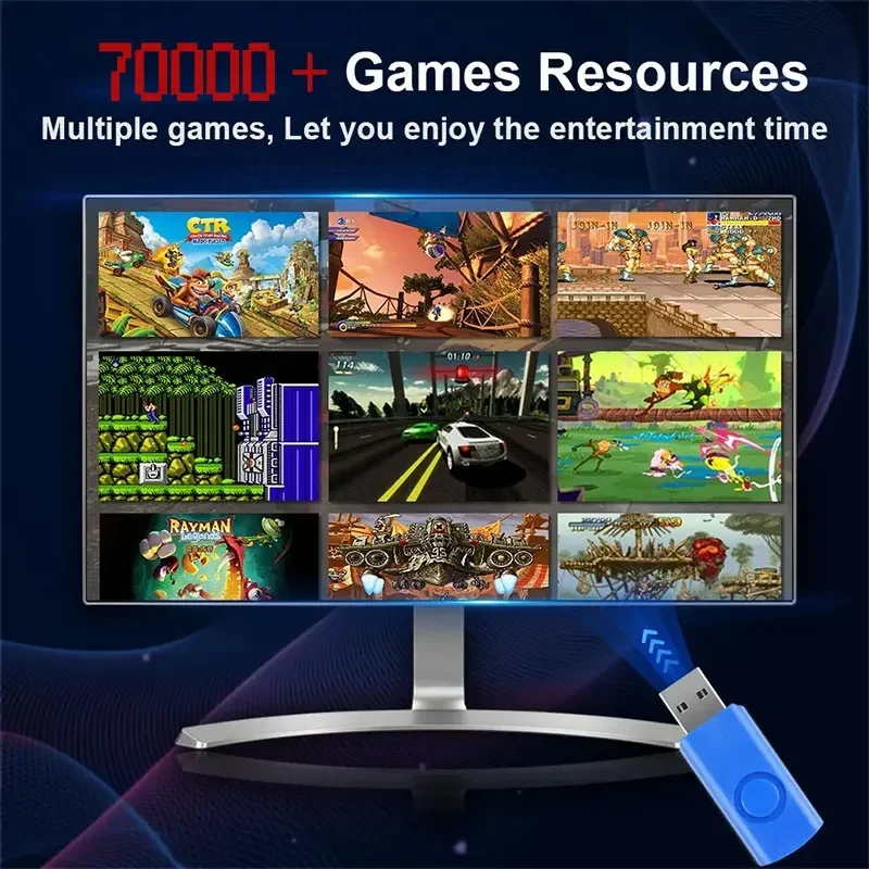 Console de jogos retrô 70000 + - Retro Gaming For Windows avaliação e preço